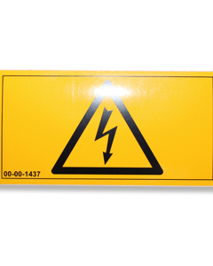 Piktogramm: Vorsicht: Elektrische Spannung 100x50mm